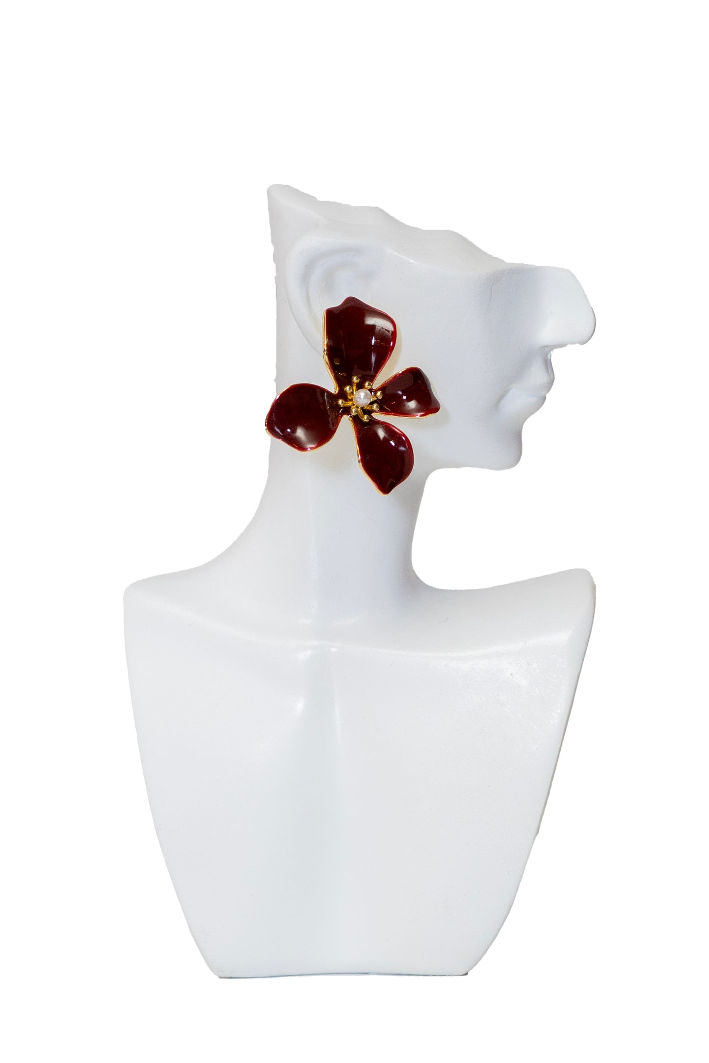 rose earrings