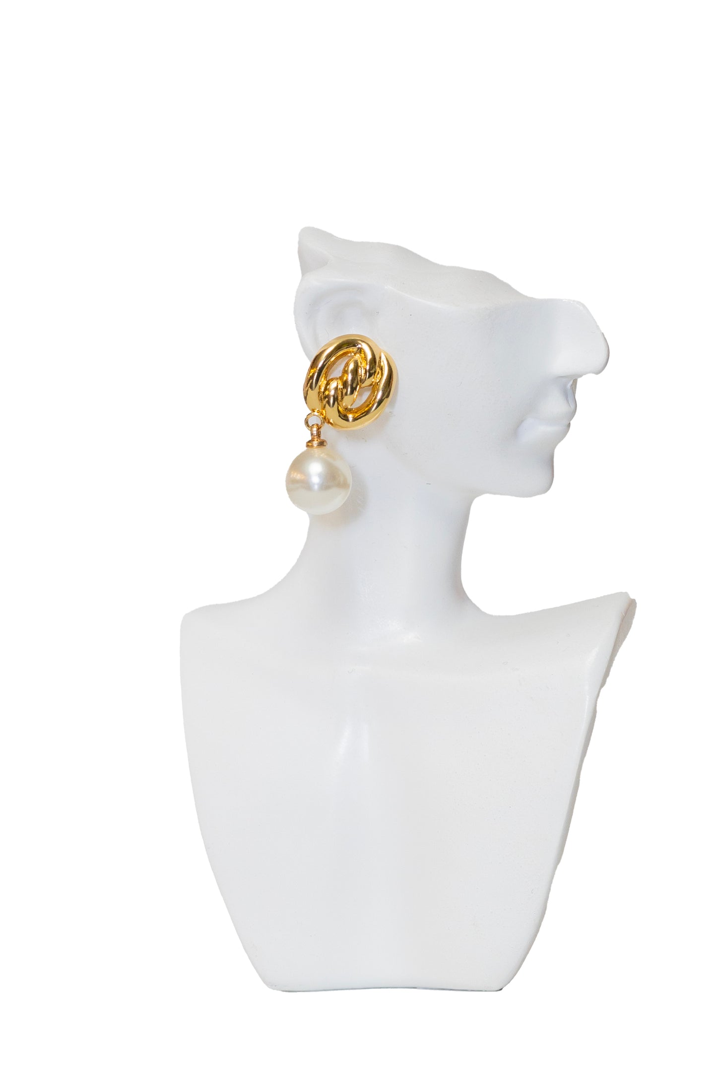 big pearl earrings