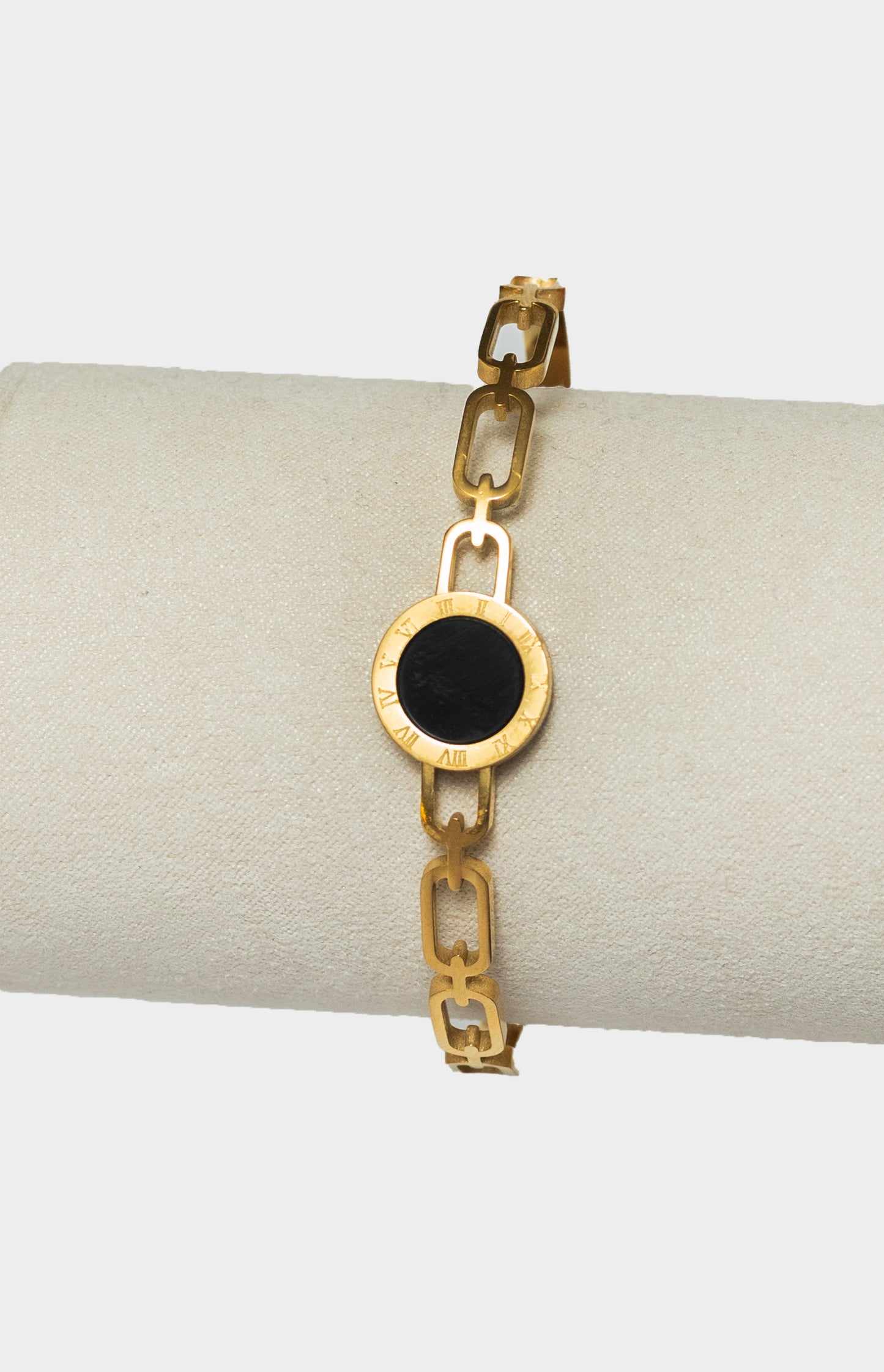 dotted black bracelet