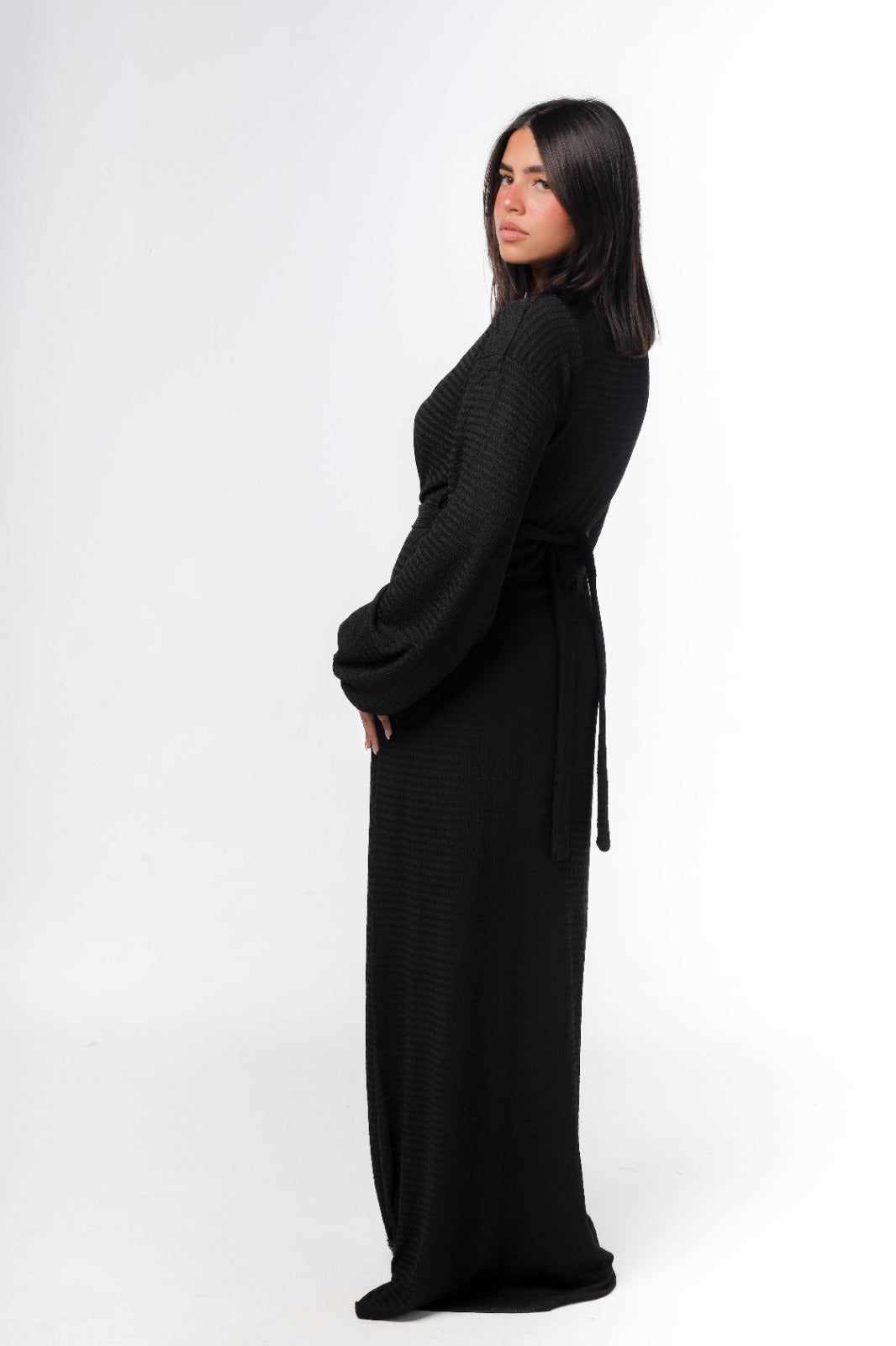 skinny dress in black