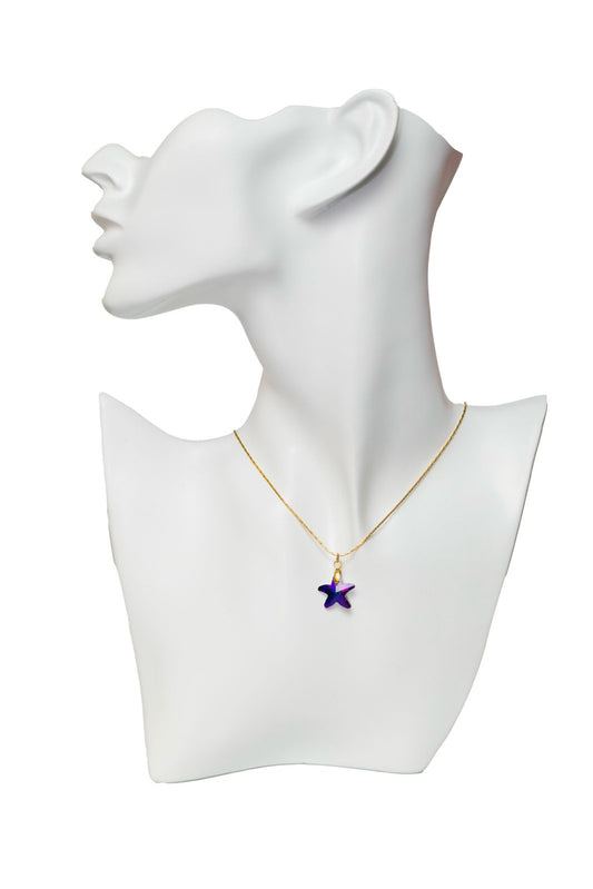 blue star necklace