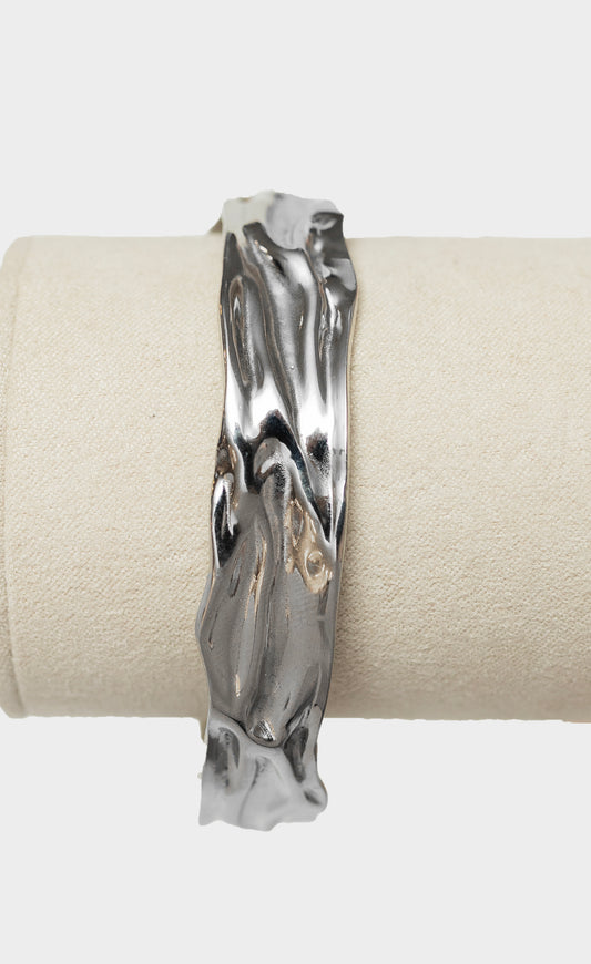 poly silver bracelet