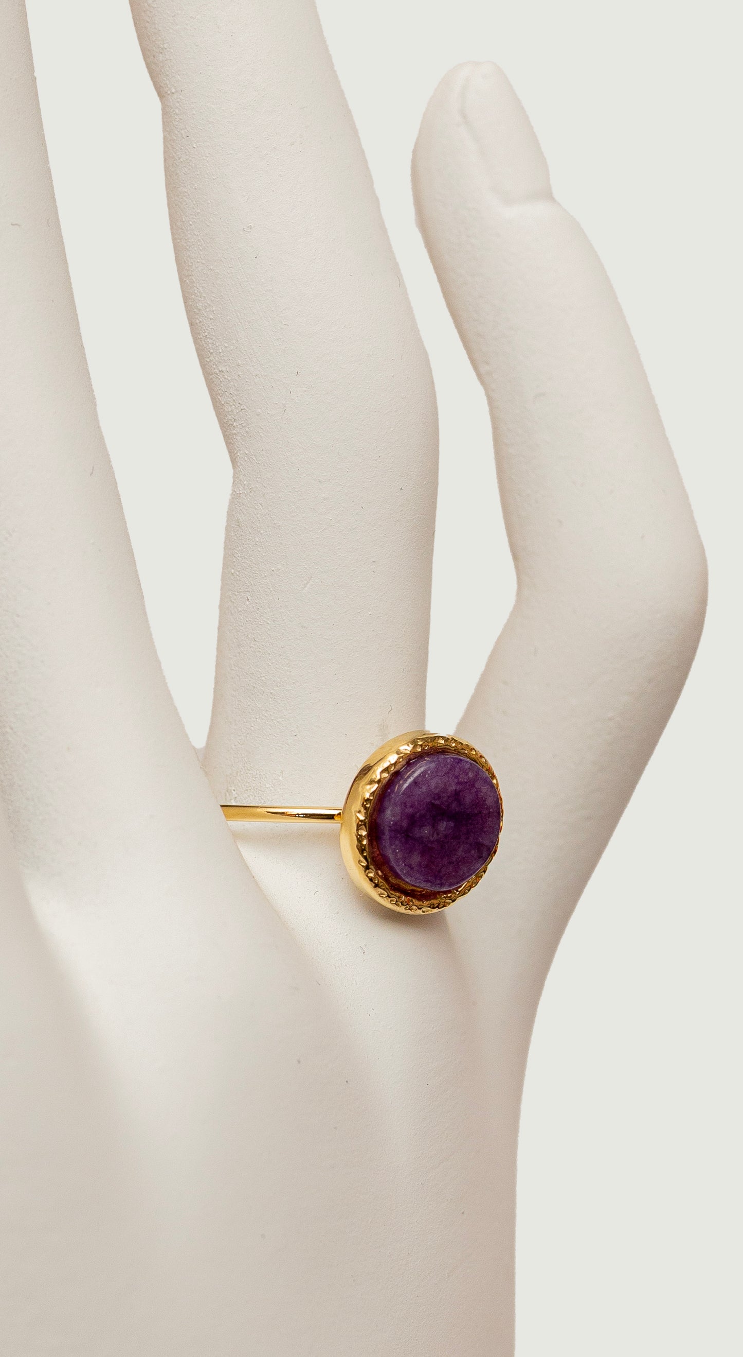 purple stone ring