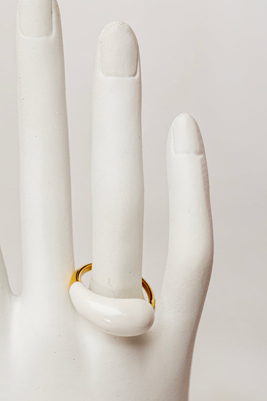 white gold ring