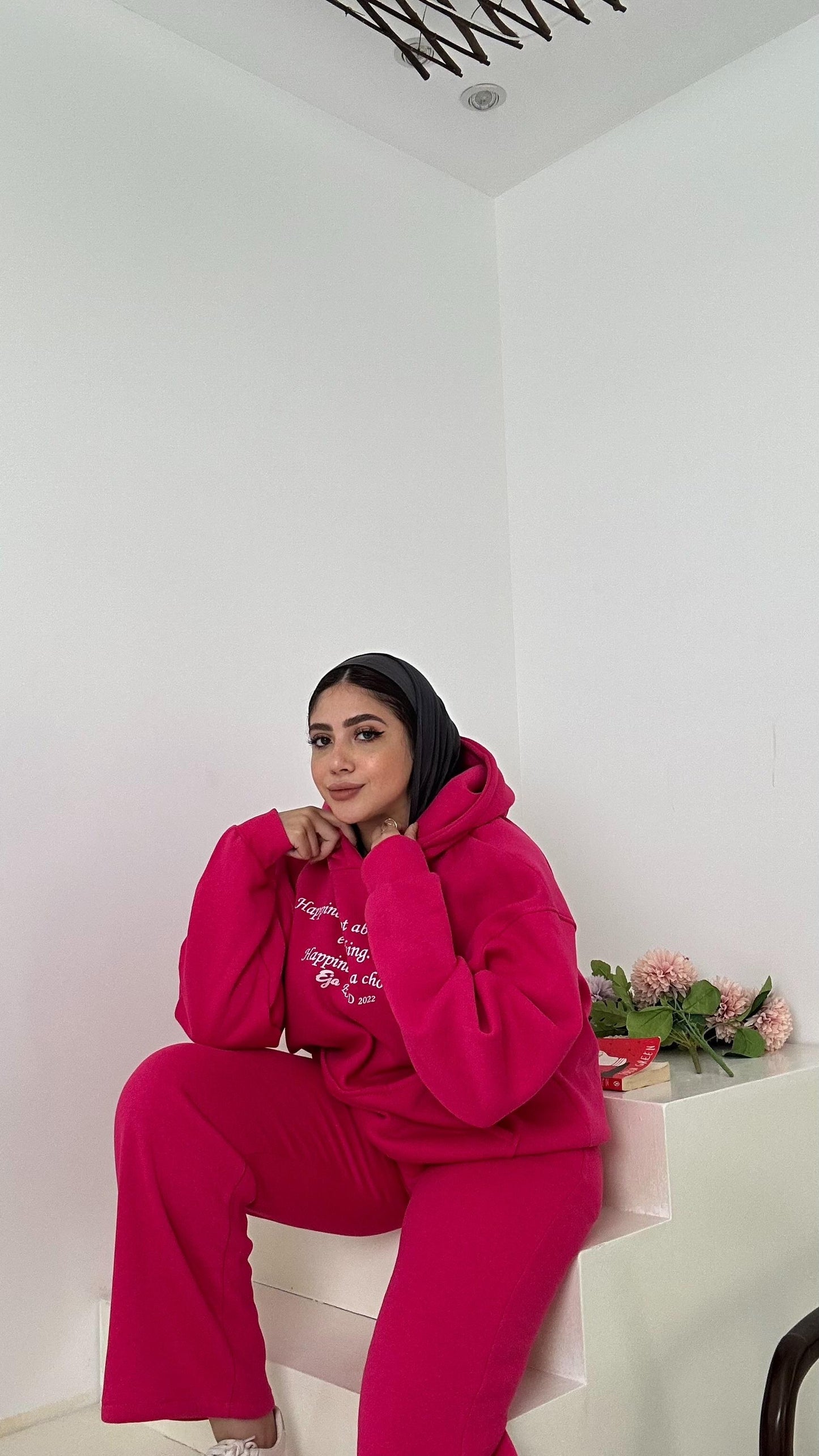 melton set widleg pants