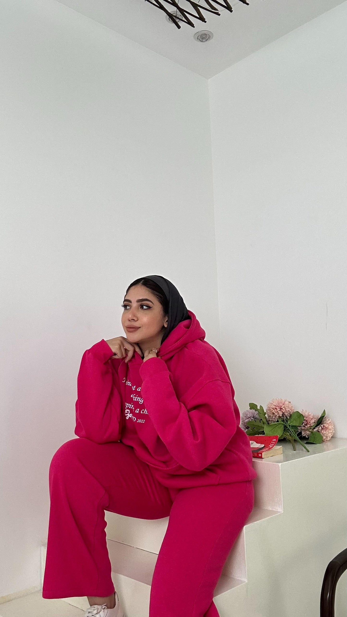 melton set widleg pants