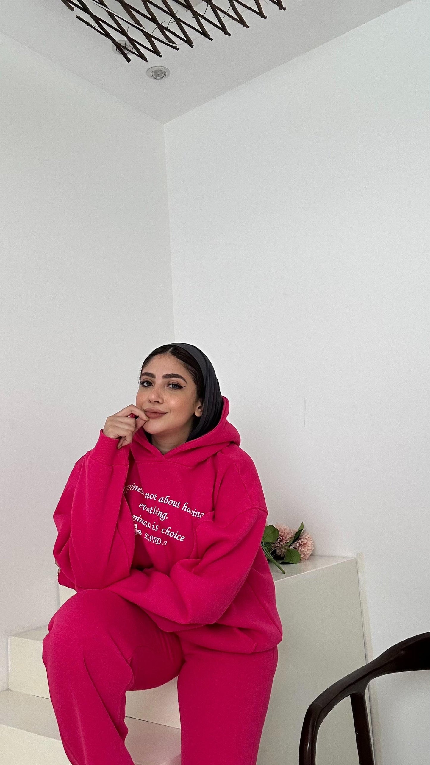 melton set widleg pants