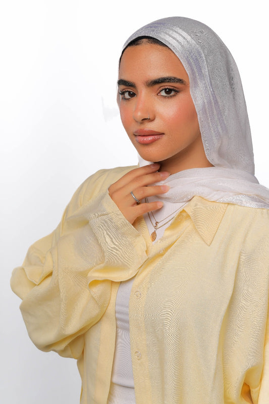 Linen soft shirt in yellow