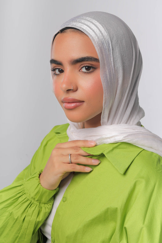 Oversized poplin shirt in lime
