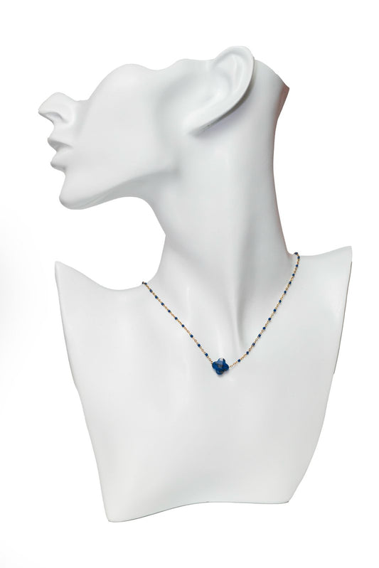 stone oval necklace