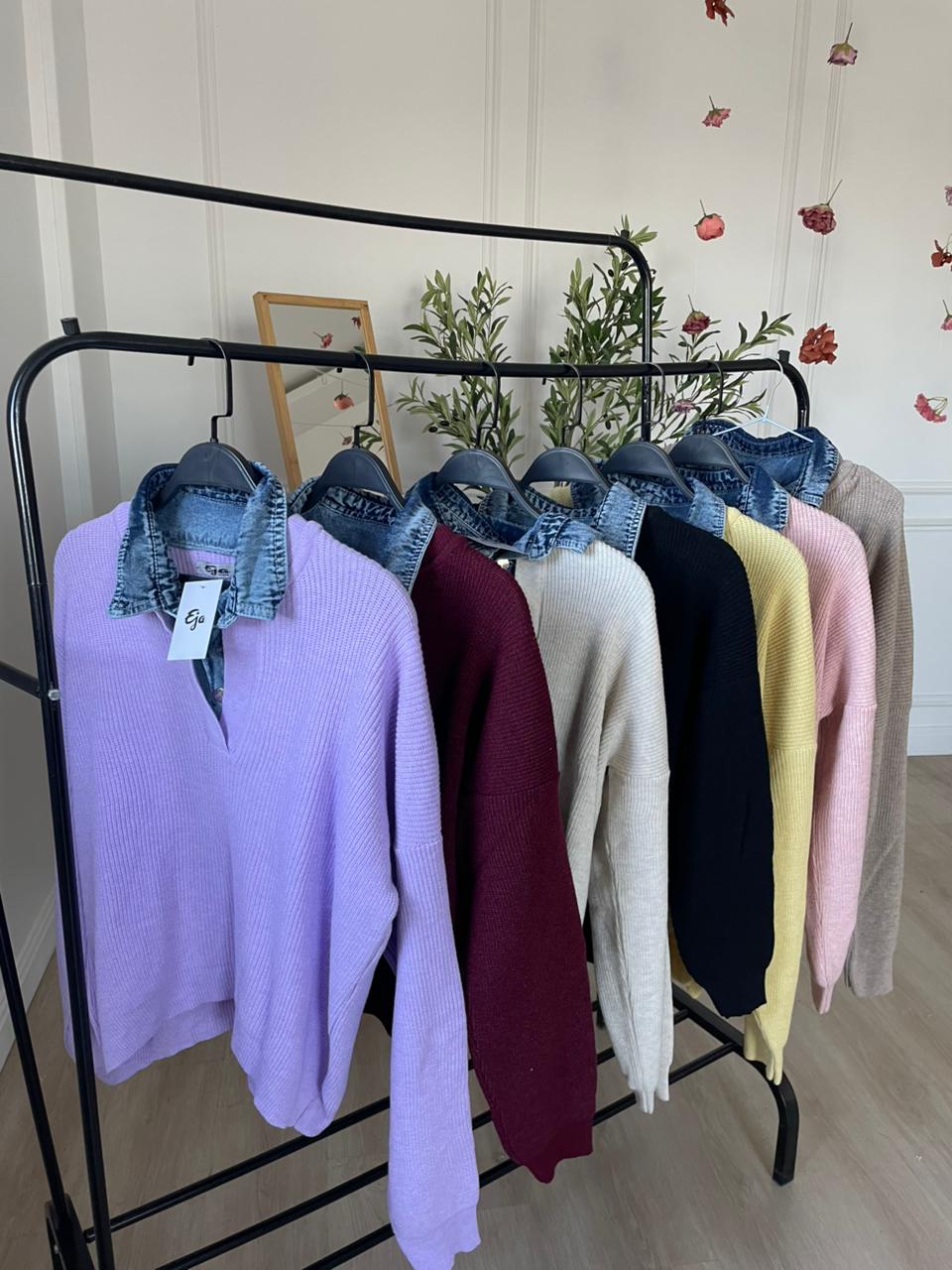 jeans oversized pullover